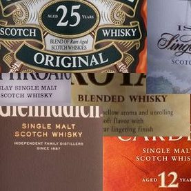 Whisky mixed brands