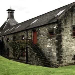 Aberfeldy Destillerie und Lager Gebäude