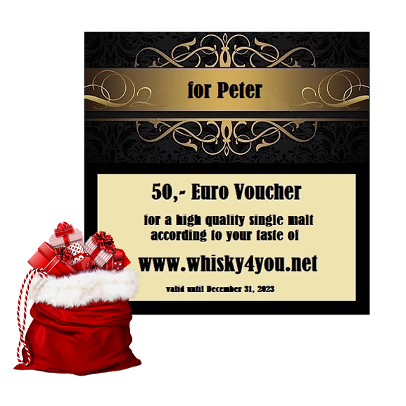 Whisky Voucher from Whisky4you for Santa Clause