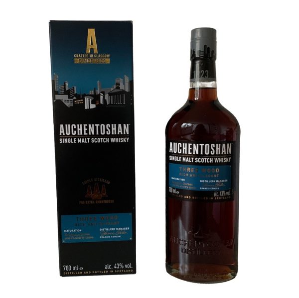 Auchentoshan Three Wood New Flasche des berühmten Lowland Scotch